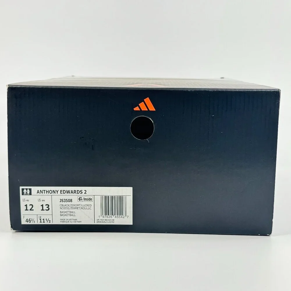Adidas AE 2 'Black White' JS3508 Basketball size 12 - Picture 8 of 8